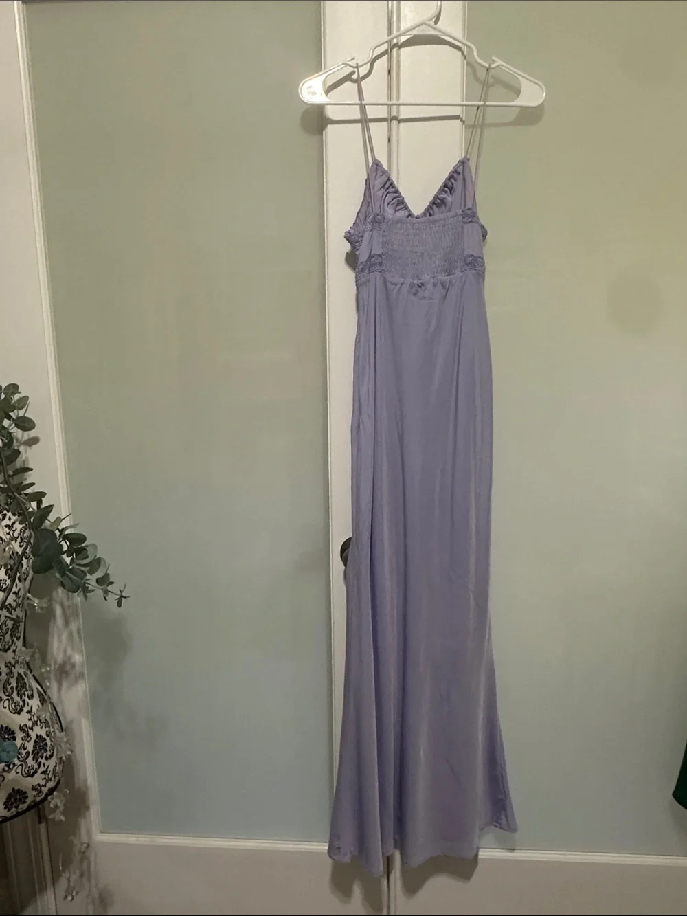 Princess Polly Lilac Ruched Neckline Maxi Dress - Picture 5 of 10